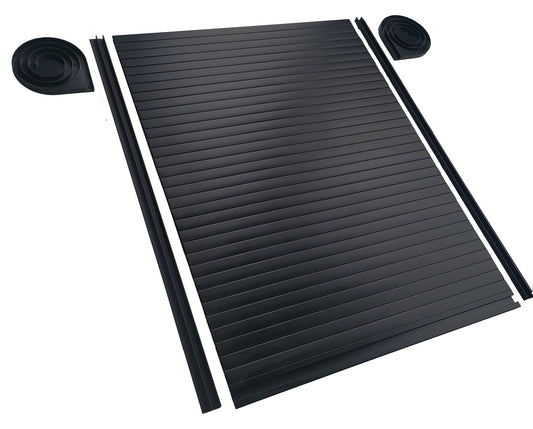 700mm x 500mm Black Tambour Roller Door