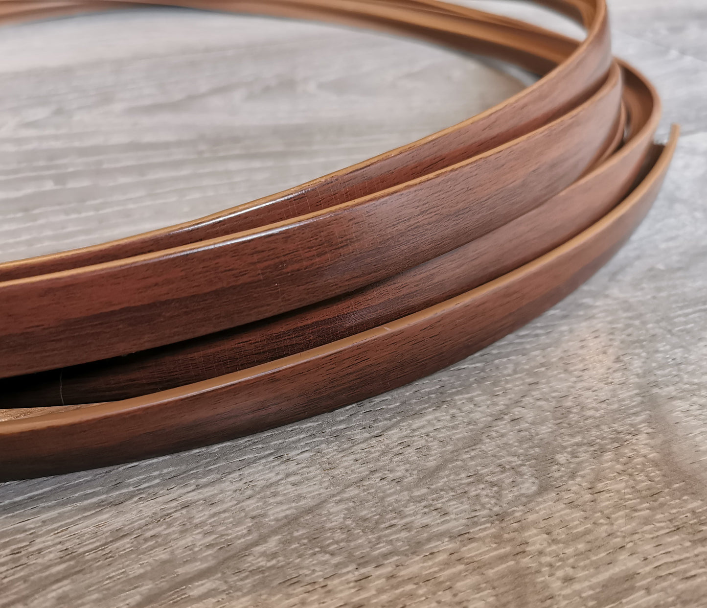 Sample Piece - Double Lipped Walnut T-Trim - 15MM
