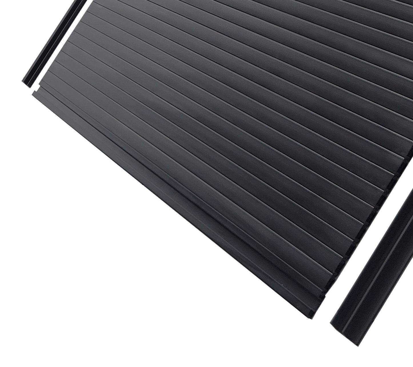 650mm x 500mm Black Tambour Roller Door