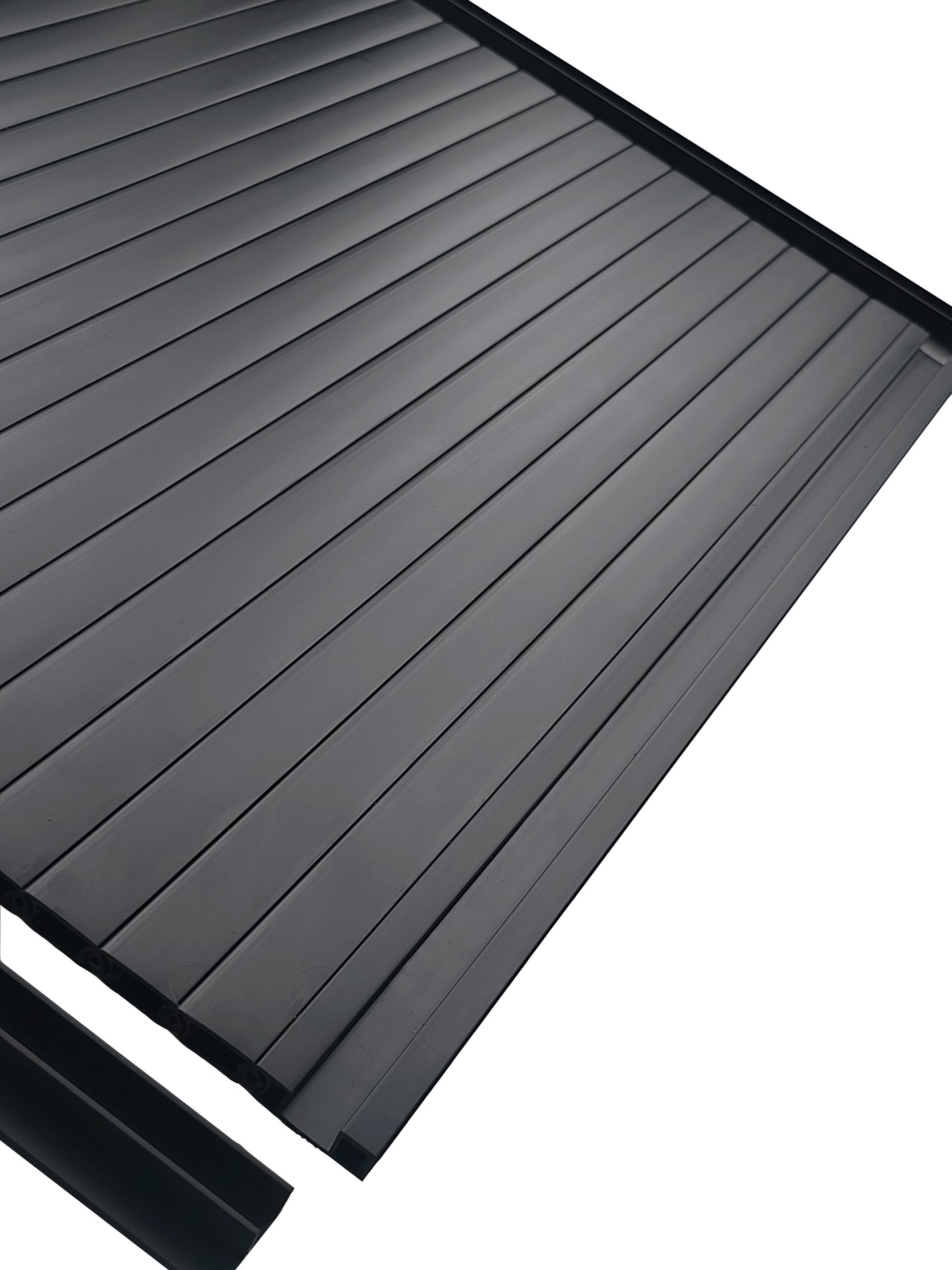 650mm x 500mm Black Tambour Roller Door