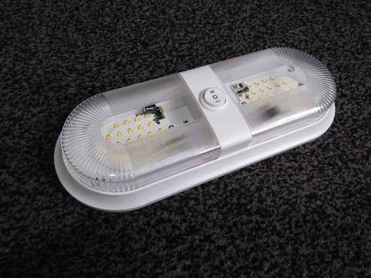 12V LED Double Ceiling Light - Caravan Campervan