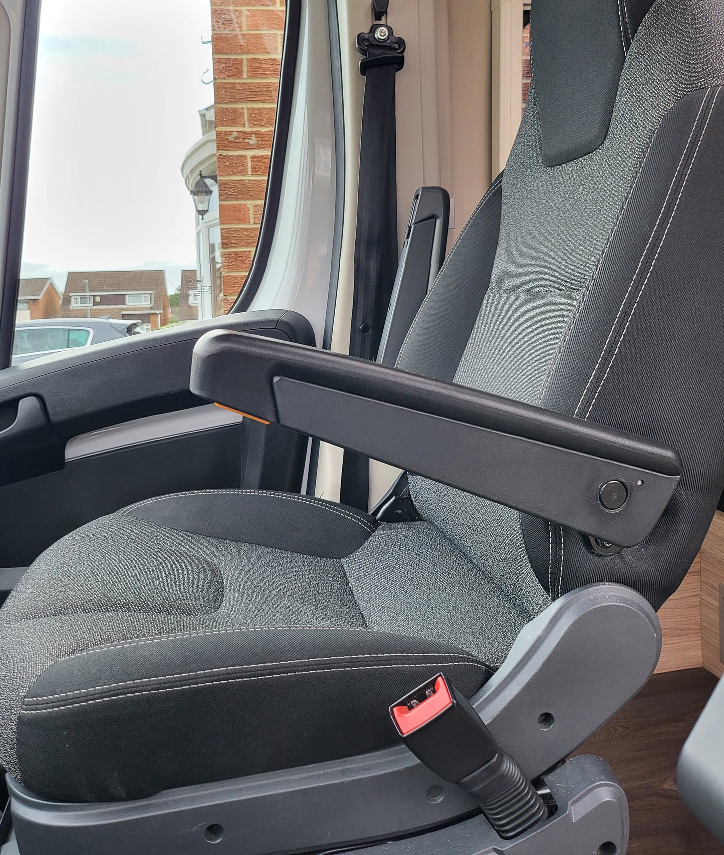 Complete Pair - Citroen Relay / Peugeot Boxer Armrests 2006 Onwards - OEM Fitment