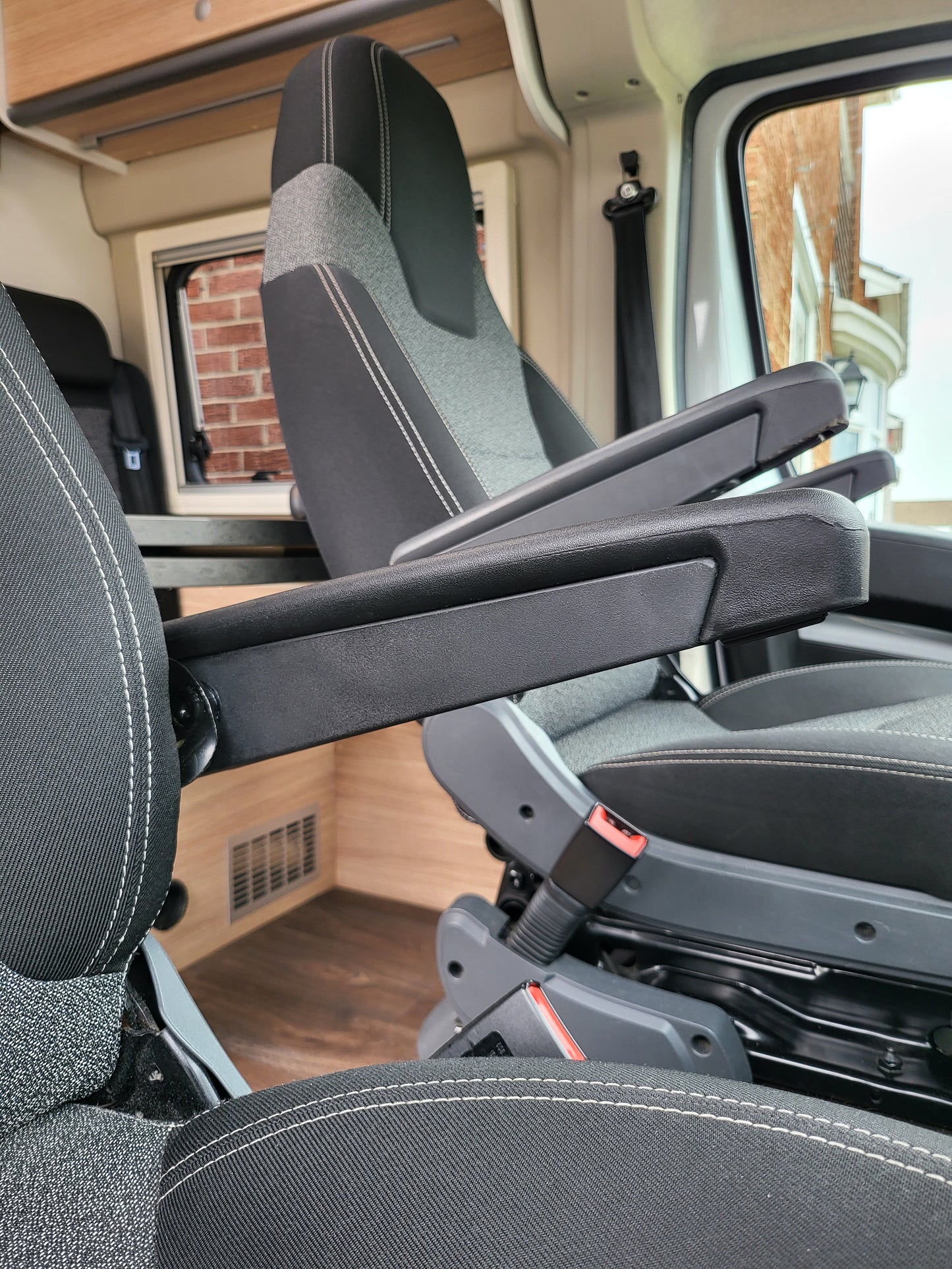 Complete Pair - Citroen Relay / Peugeot Boxer Armrests 2006 Onwards - OEM Fitment