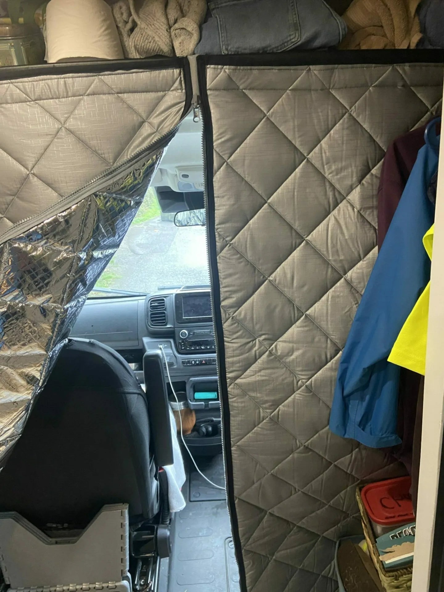 Fiat Ducato Thermal Bulkhead Divider Curtain 2006 - Present Campervan Motorhome