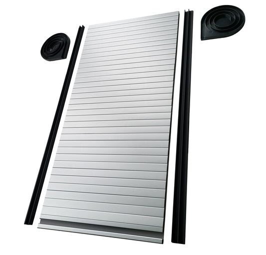1550mm x 500mm Silver Tambour Roller Door