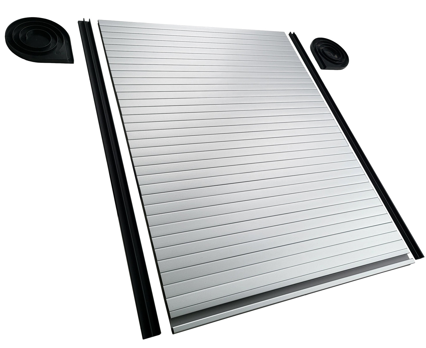 700mm x 500mm Silver Tambour Roller Door