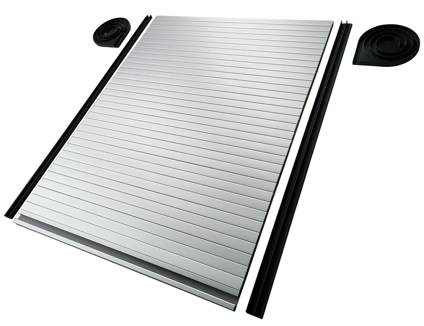 700mm x 500mm Silver Tambour Roller Door