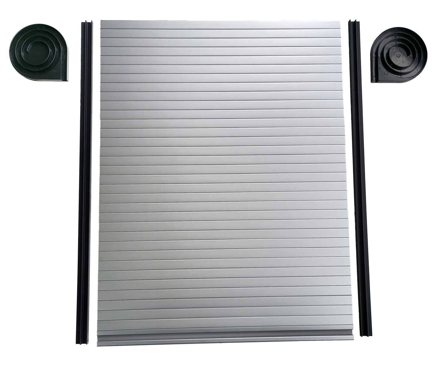 700mm x 500mm Silver Tambour Roller Door