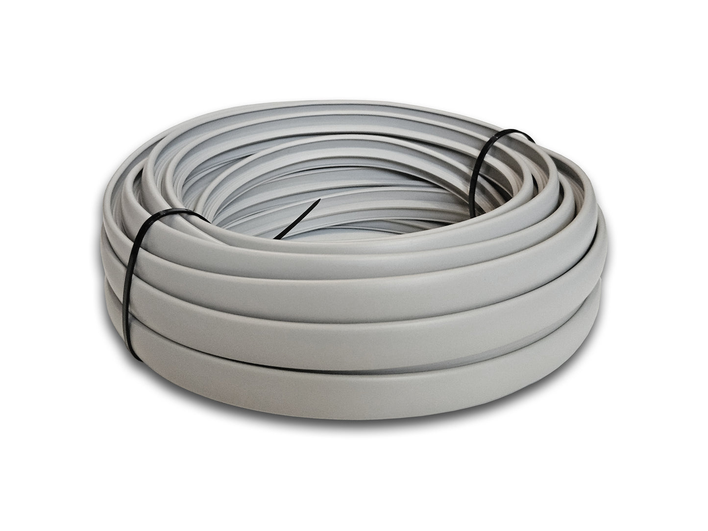 10 Metres Double Lipped Light Grey T-Trim - 15MM
