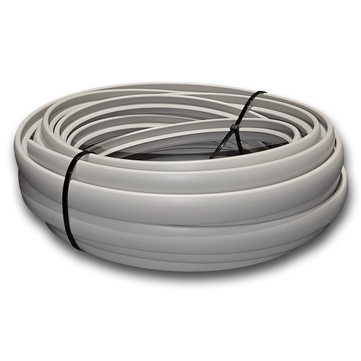 10 Metres Double Lipped Light Grey T-Trim - 15MM