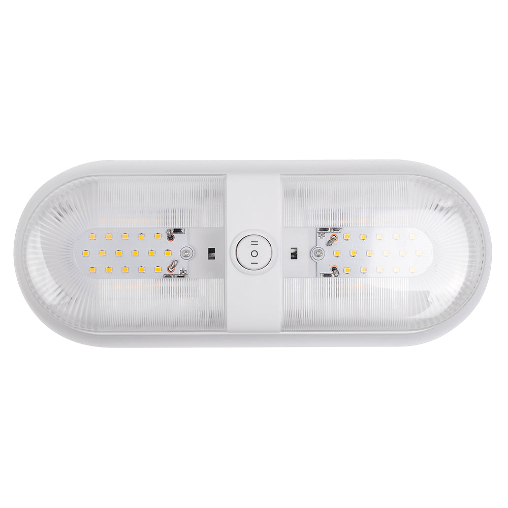 12V LED Double Ceiling Light - Caravan Campervan