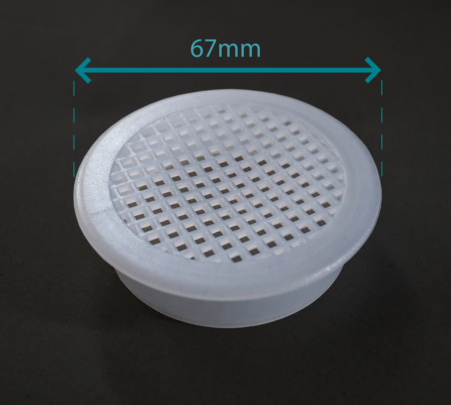 Gas Drop Out Floor Vent - White