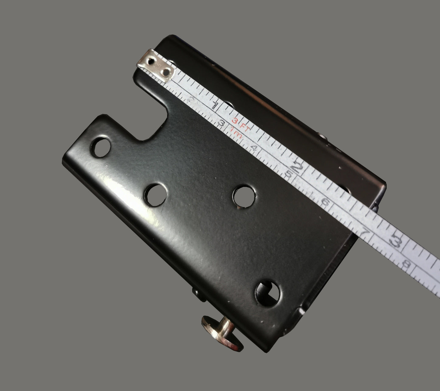 Black Folding Campervan Table Leg - 710mm Hinged