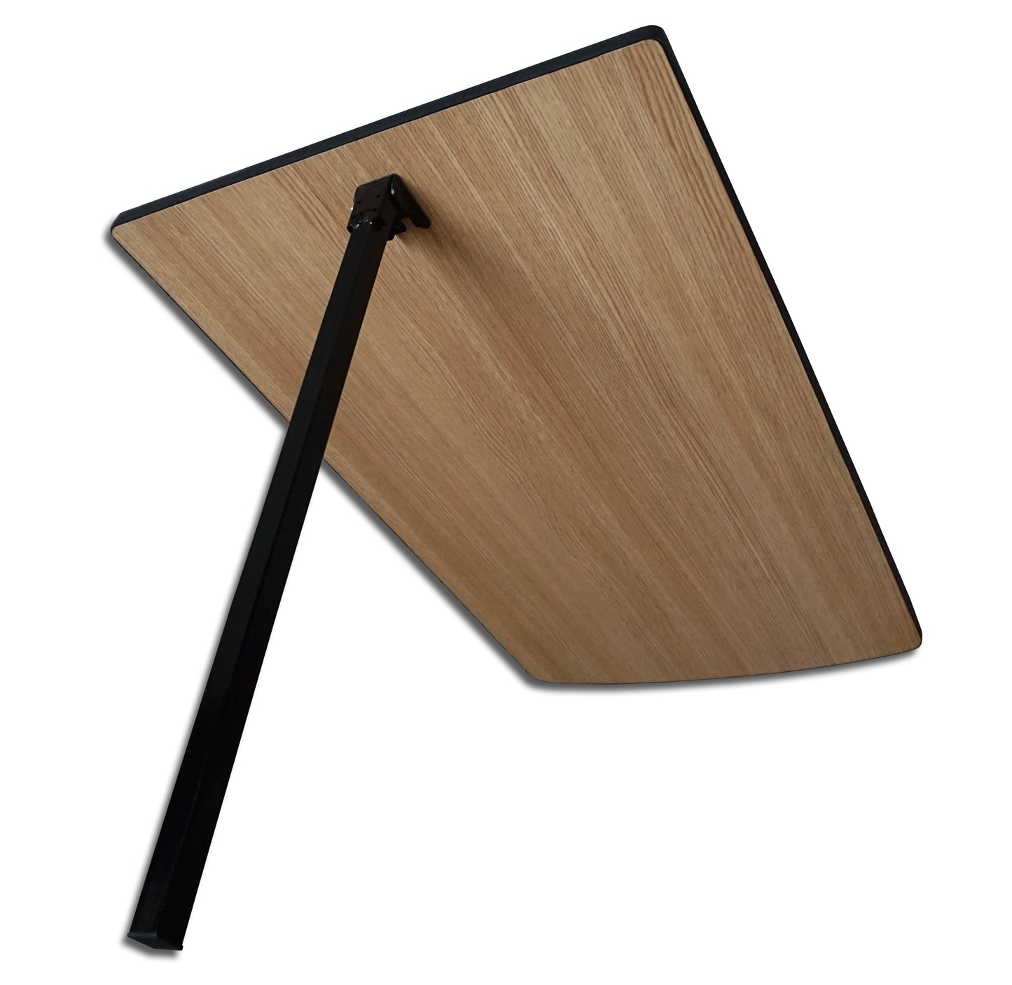 Black Folding Campervan Table Leg - 710mm Hinged