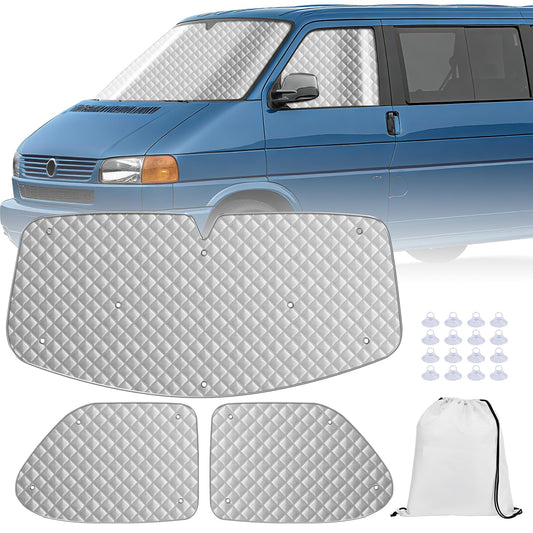 VW Transporter T4 Internal Front Cab Thermal Blind Set - 3 piece