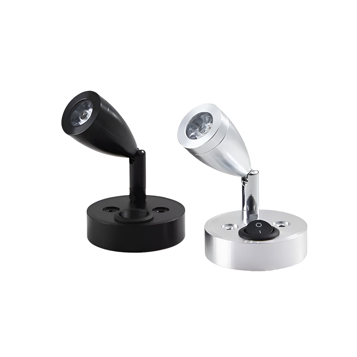 12v LED Campervan Caravan Spotlight  - Black
