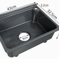 Deluxe Motorhome / Caravan Sink 430mm x 325mm