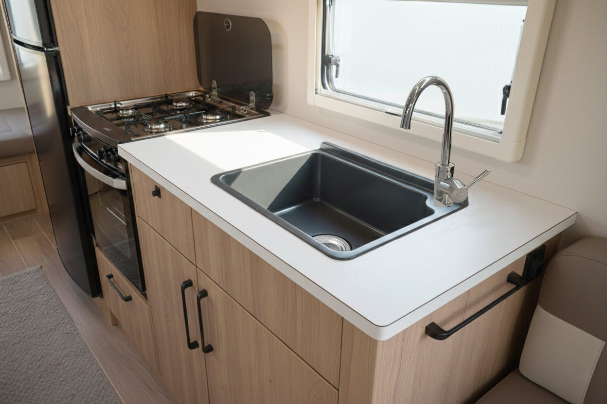 Deluxe Motorhome / Caravan Sink 430mm x 325mm