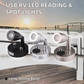 12v LED Campervan Caravan Spotlight  - Black