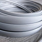 20 Metres Double Lipped Light Grey T-Trim  - 15MM