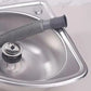 Small Campervan / Caravan Corner Sink - Stainless Steel Bathroom Basin