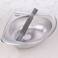 Small Campervan / Caravan Corner Sink - Stainless Steel Bathroom Basin