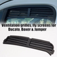 Fiat Ducato / Citroen Relay / Peugeot Boxer Front Window Air Vents Grills