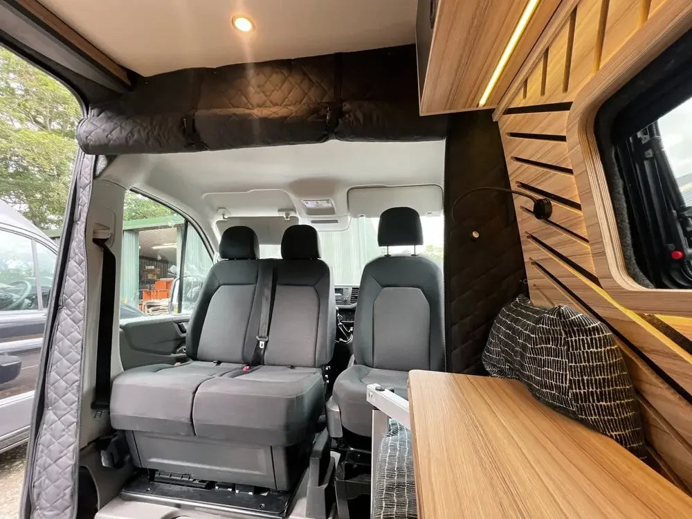 Thermal Bulkhead Divider Curtain for Fiat Ducato / Citroen Relay / Peugeot Boxer 2006 - Present Campervan Motorhome