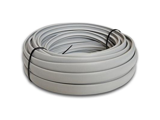 10 Metres Double Lipped Light Grey T-Trim  - 15MM