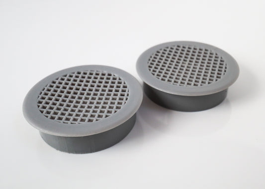 Gas Drop Out Floor Vent - Grey